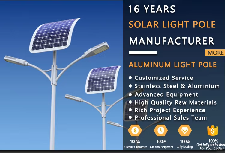 solar street light pole manufacturer